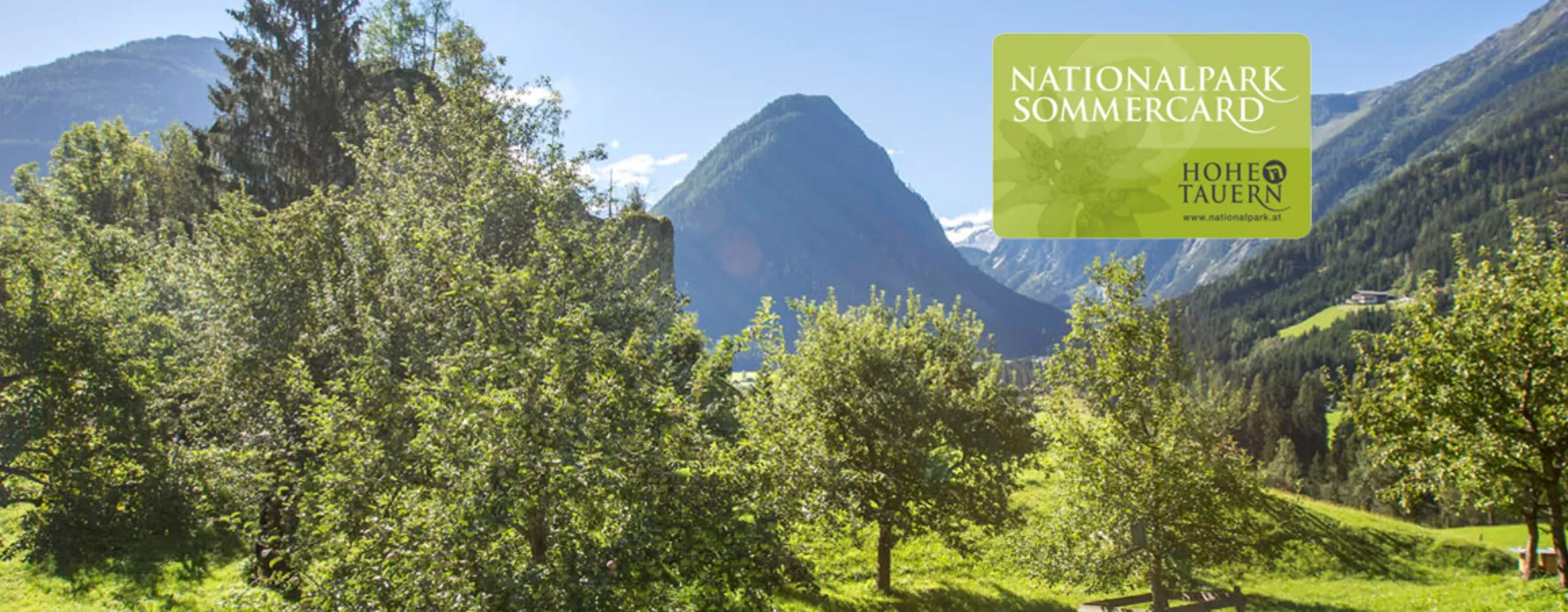 Nationalpark Sommercard header