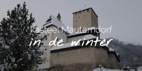 Kasteel mauterndorf in de winter