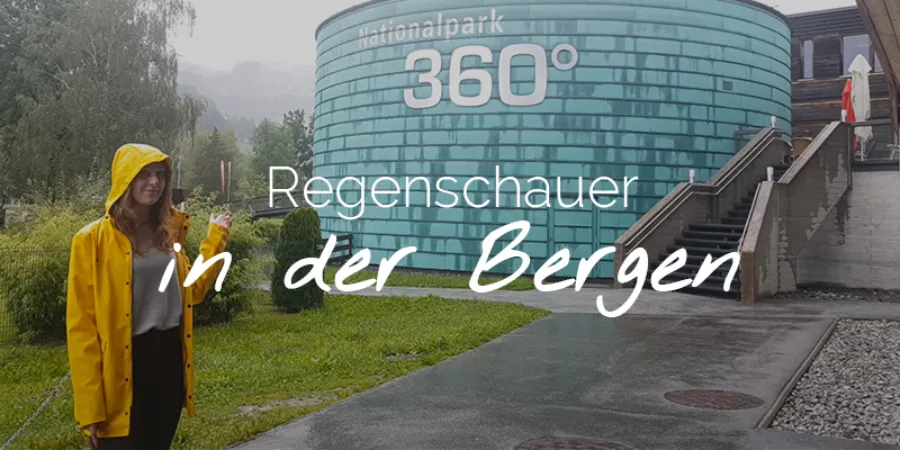 Regenschauer in den Bergen